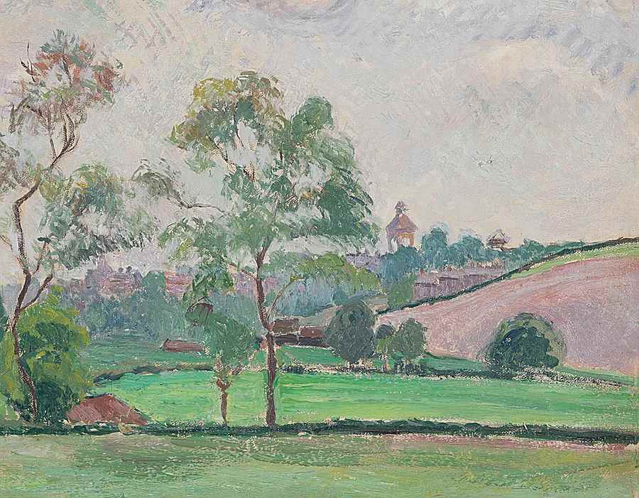 Stormy Weather, Colchester - Lucien Pissarro (1863 - 1944)